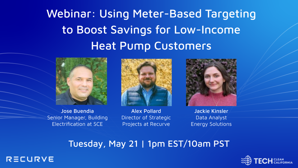 Webinar Replay: Using Meter-Based Targeting to Boost Savings for Low-Income Heat Pump Customers