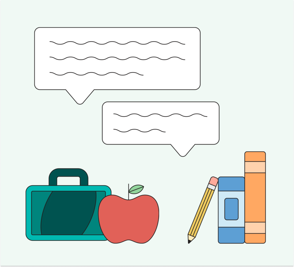 School supplies illustration 