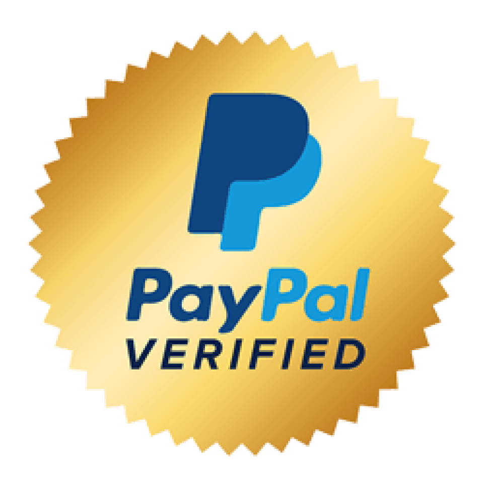 A badge that proves Open Earth Foundation to be PayPal verified partner