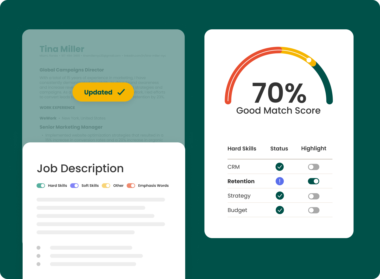 Match your resume to a job