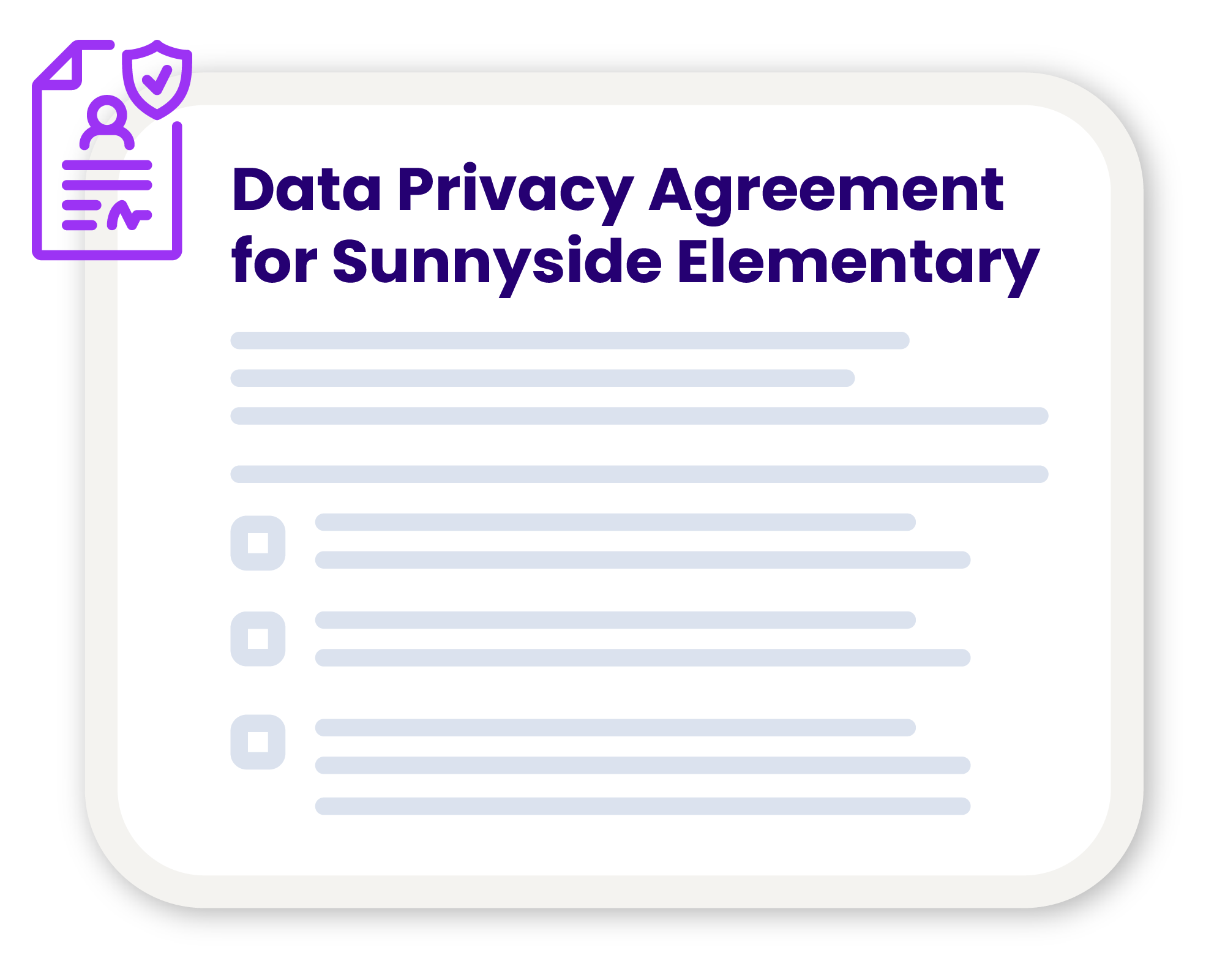 Stylized example of a DPA for Sunnyside Elementary