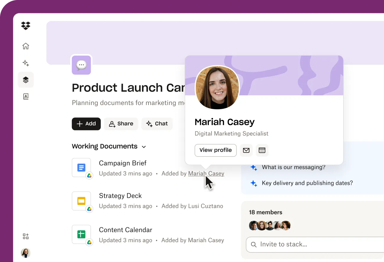 A mockup of the feature.